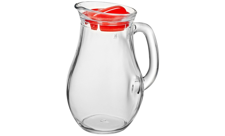 Image 3: Pasabahce Glass Water Jug