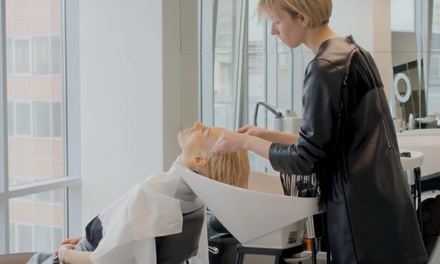 Hair wash & Blowdry (Shoulder length) - Crystal Beauty Lounge