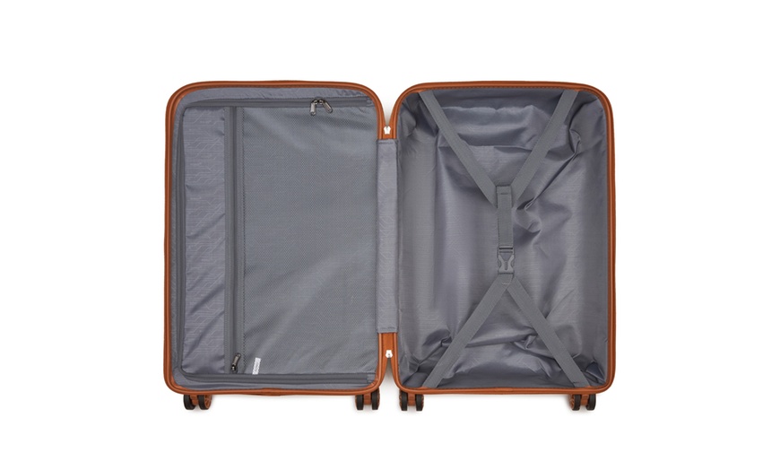 Image 29: Kono 6-Piece PP Hardshell TSA Lock Suitcase Set
