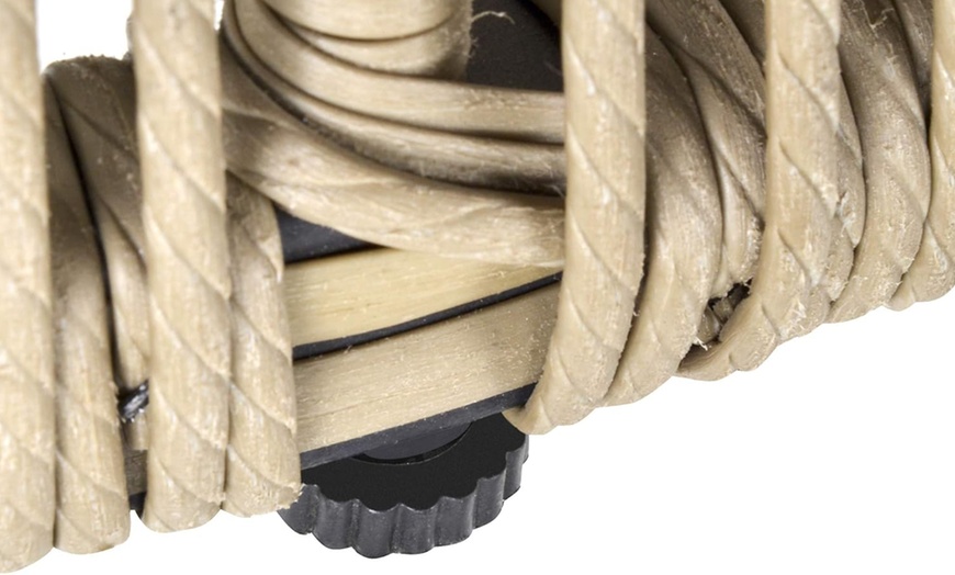 Image 8: Outsunny Woven Bistro Set with 2 Chairs and Table, Choice of Styles