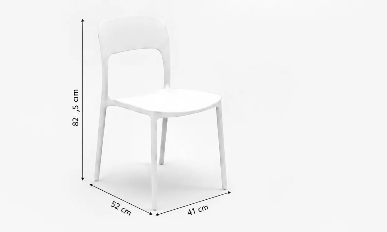 Set di 4 sedie da esterno