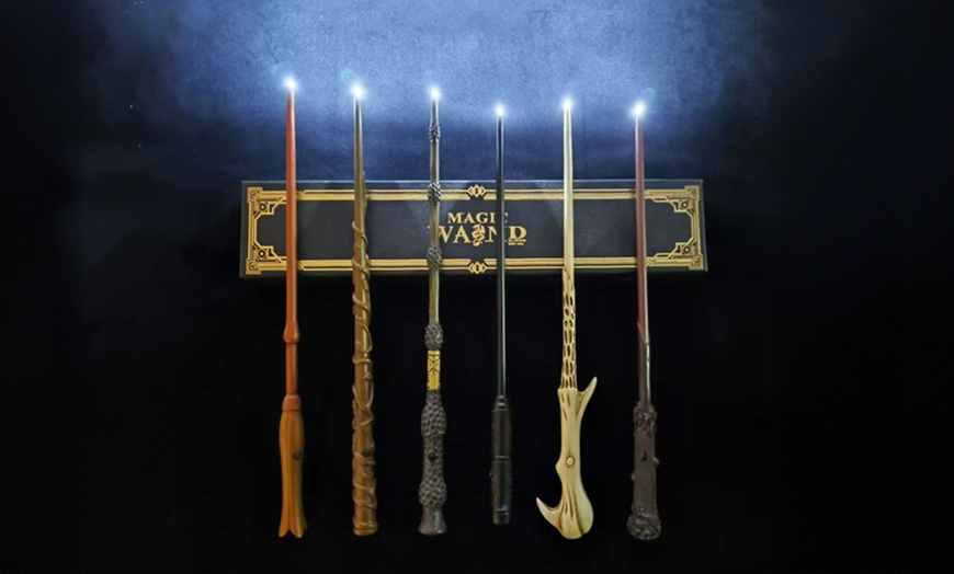 Image 1: Harry Potter Inspired USB Rechargeable Glowing Wand with Light