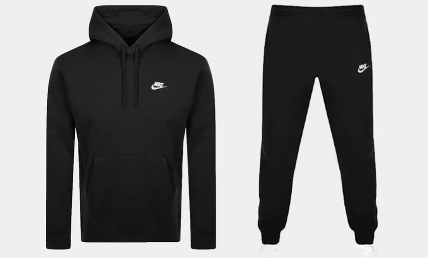 Image 1: Tuta con cappuccio Nike Club Unisex Nera