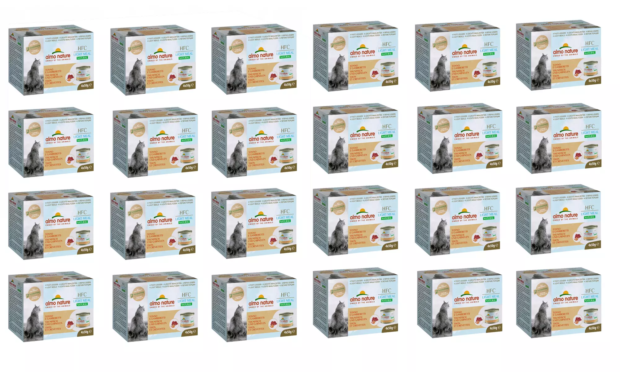 Fino a 96 scatolette di cibo umido per gatti Almo Nature HFC