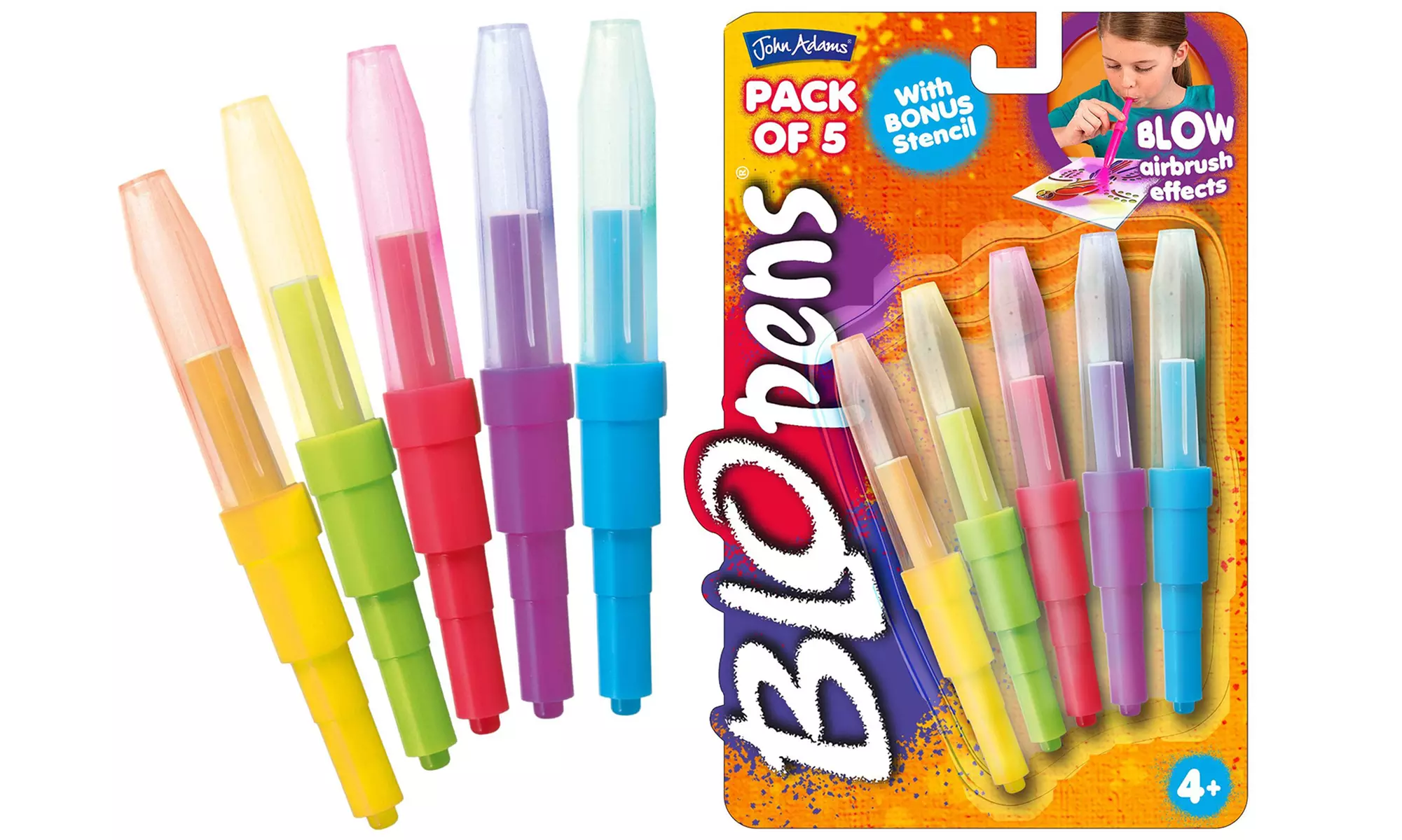 5 Blo-Stifte für Airbrush-Bilder - Primary Image