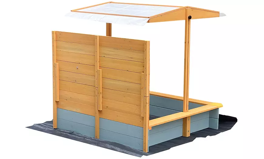 Image 6: Home Deluxe zandbak met dak 'Sandy'