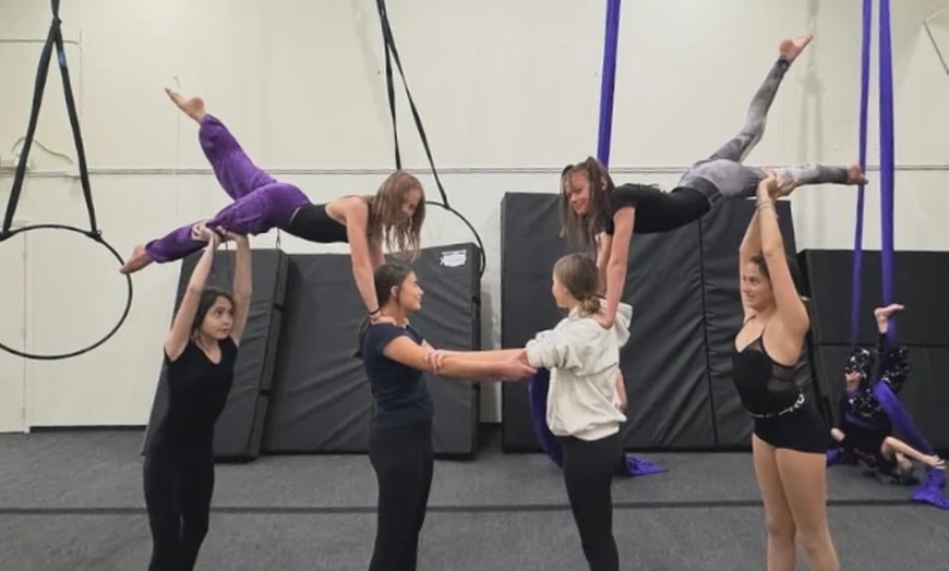 Image 1: Kids' Aerial Silks Fitness Classes - Aspire Aerial Dance and Movement