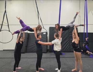 Intro to Aerial Silks Trial Class: 60 Mins (Age 7-18) - For 1 - Aspire Aerial Dance and Movement - Colorado
