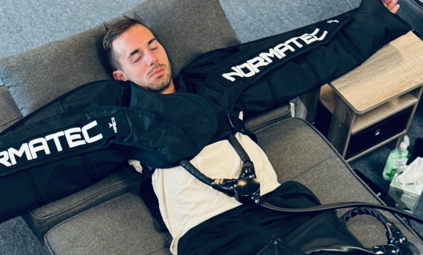 Image 4: Enhance Recovery w/ One 20 or 40-Minute Normatec Compression Session