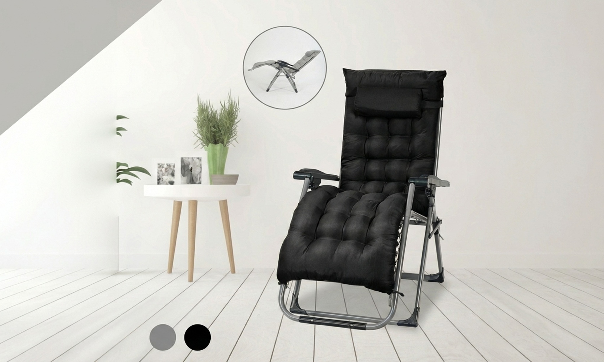Smart Living Zero Gravity Foldable Reclining Chair