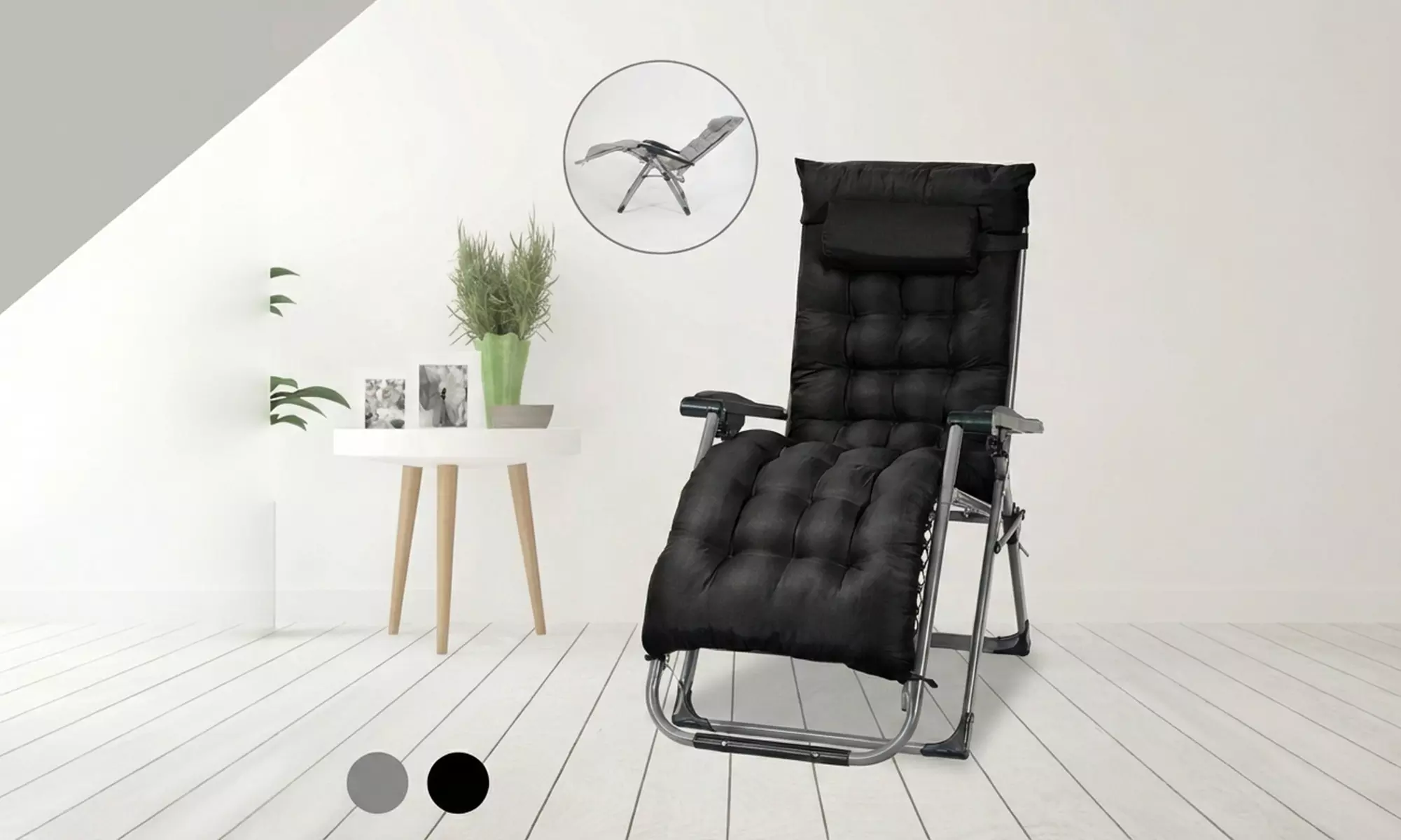 Smart Living Zero Gravity Foldable Reclining Chair