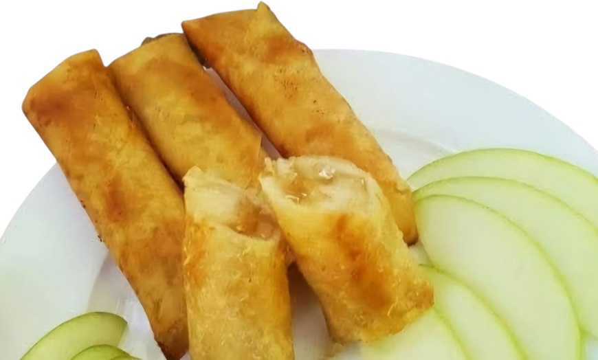 Image 4: Egg Roll & Drink Combo for One, Two, or Three — Choice of Flavors