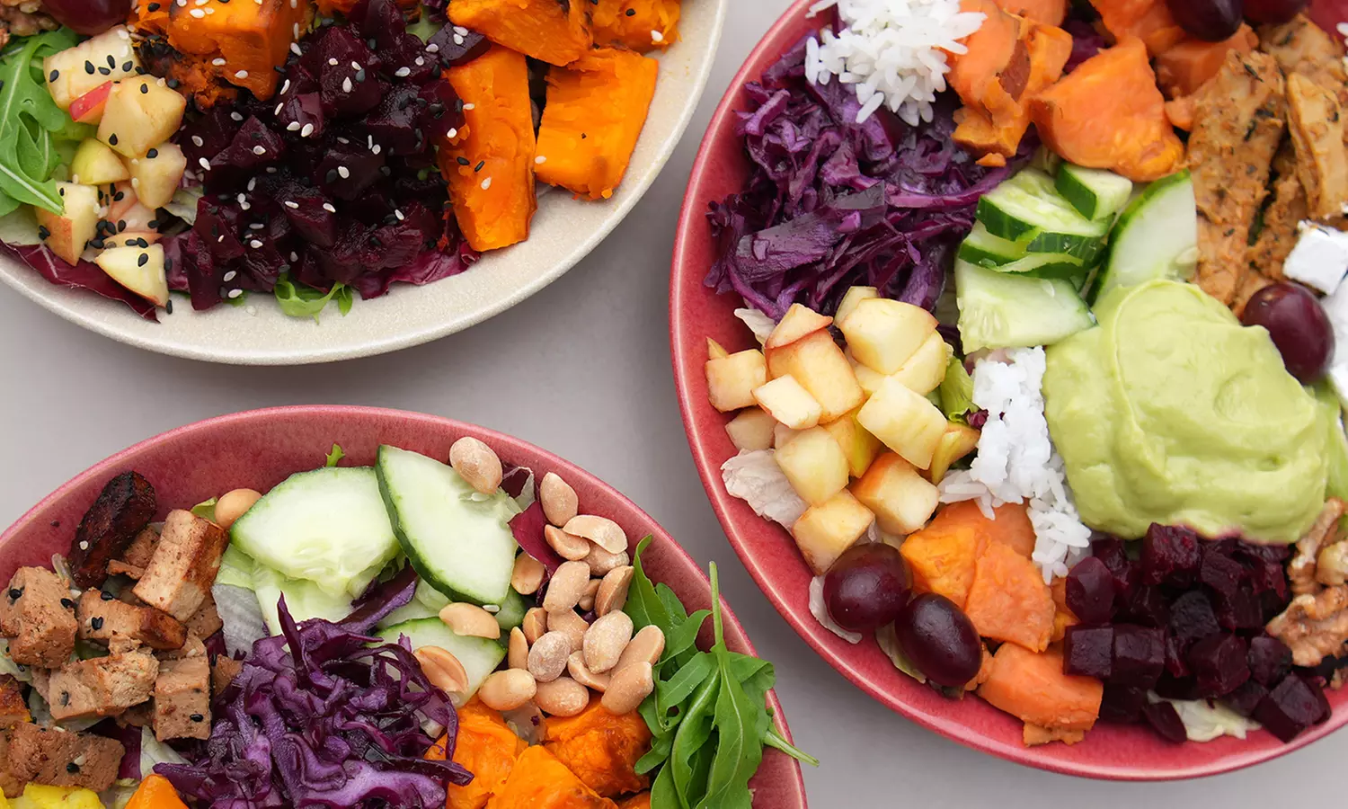 To-Go-Menü mit Bowl, Dessert & Getränk für 1 - 4 Personen