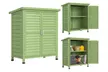 Outsunny Wooden Garden Storage Cabinet and Potting Bench - Image 5