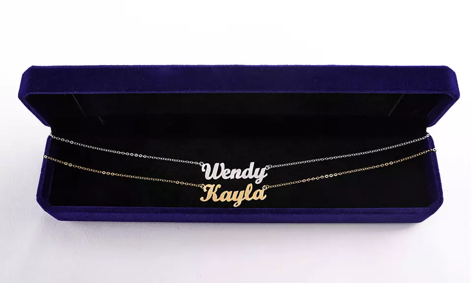 Custom Name Necklace in Silver