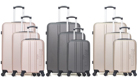 Set di 3 valigie Olympe disponibili in 3 colori