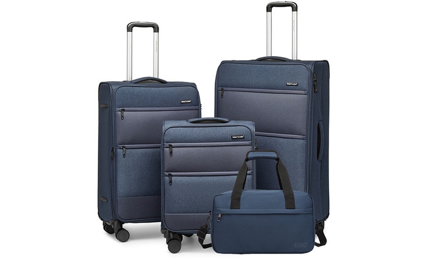 Image 9: Hard Shell Suitcases and Travel Bag Set