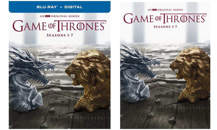 Game Of Thrones The Complete Seasons 1 7 On Dvd Or Blu Ray Groupon