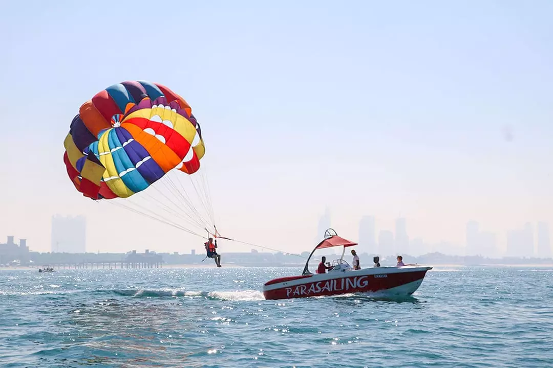 Parasailing at Bissalama Travels