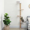 Image 4: Pawhut Wall-Mounted Cat Shelves with Four Climbing Platforms