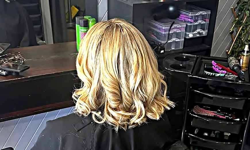 Image 2: HairCut, Blow Dry & Hot Scissors or Ladies Style, Root Touch or Botox