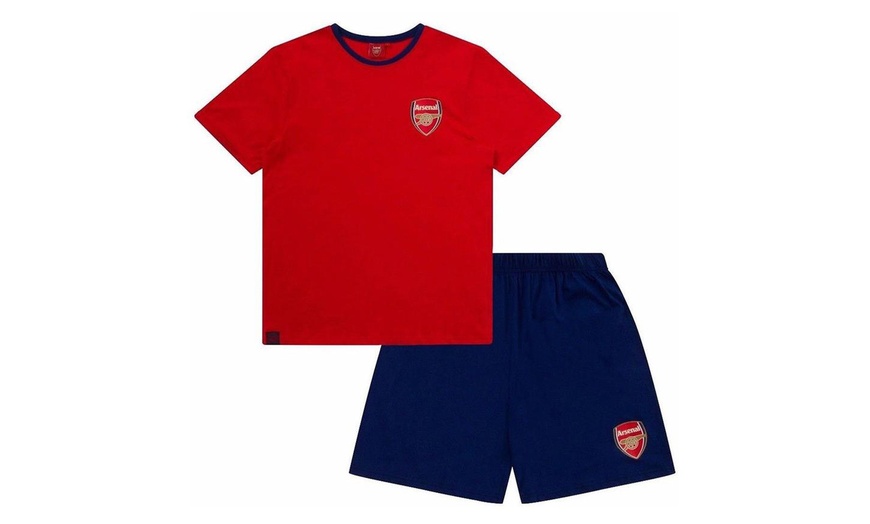 Image 2: Boys' Short Football Pyjamas