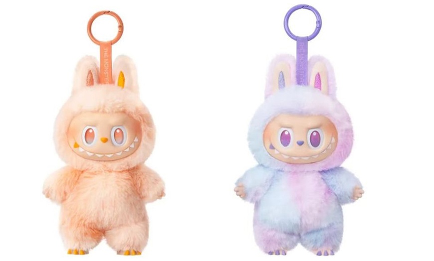 Image 18: Porte-clés peluche inspirée de l'univers Labubu