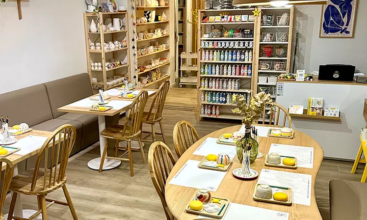 Taller de pintura en cerámica para 1, 2 o 4 personas