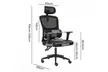 Levede Office Chairs; Executive PU Leather and Ergonomic Mesh - Image 7