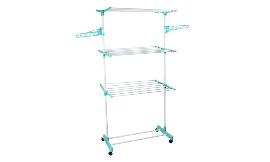 Image 3: Three-Tier Air Dry Rack