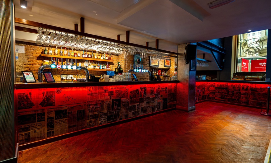 Image 4: Pizza or Burger at the Ultimate Liverpool Football Club Sports Bar!