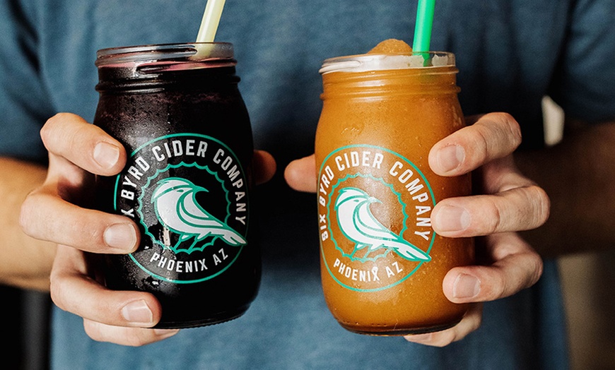 Image 3: Indulge in Pizza and a Flight of Cider for One, Two, or Four People