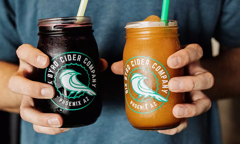 Indulge in Pizza and a Flight of Cider for One, Two, or Four People