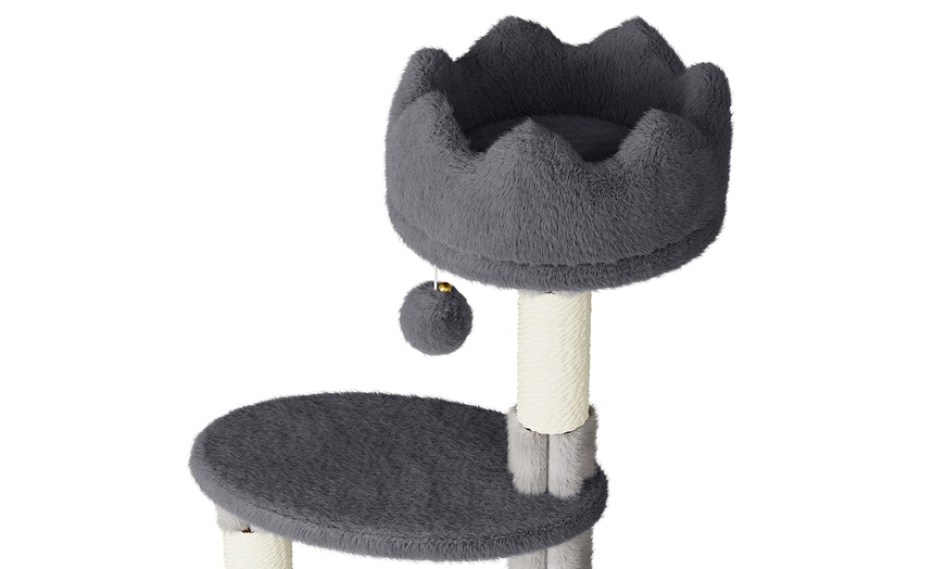 Image 28: Meerlaagse grijze kattenboom