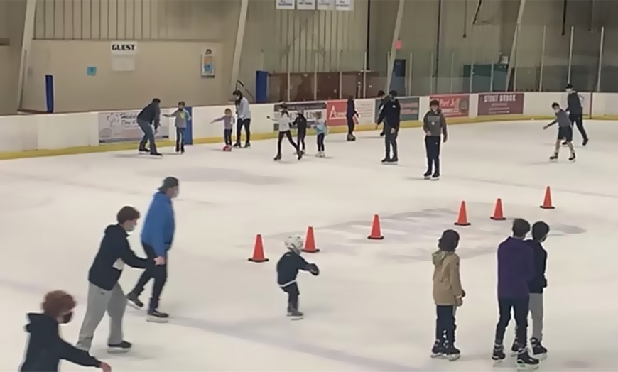 Image 1: Up to 55% Off Ice Skating with Rentals at The Rinx - Hauppauge