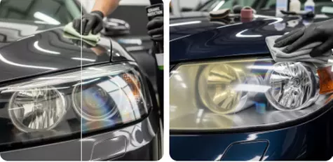 Headlight Restoration + Ceramic Protection for Small or Large Vehicle