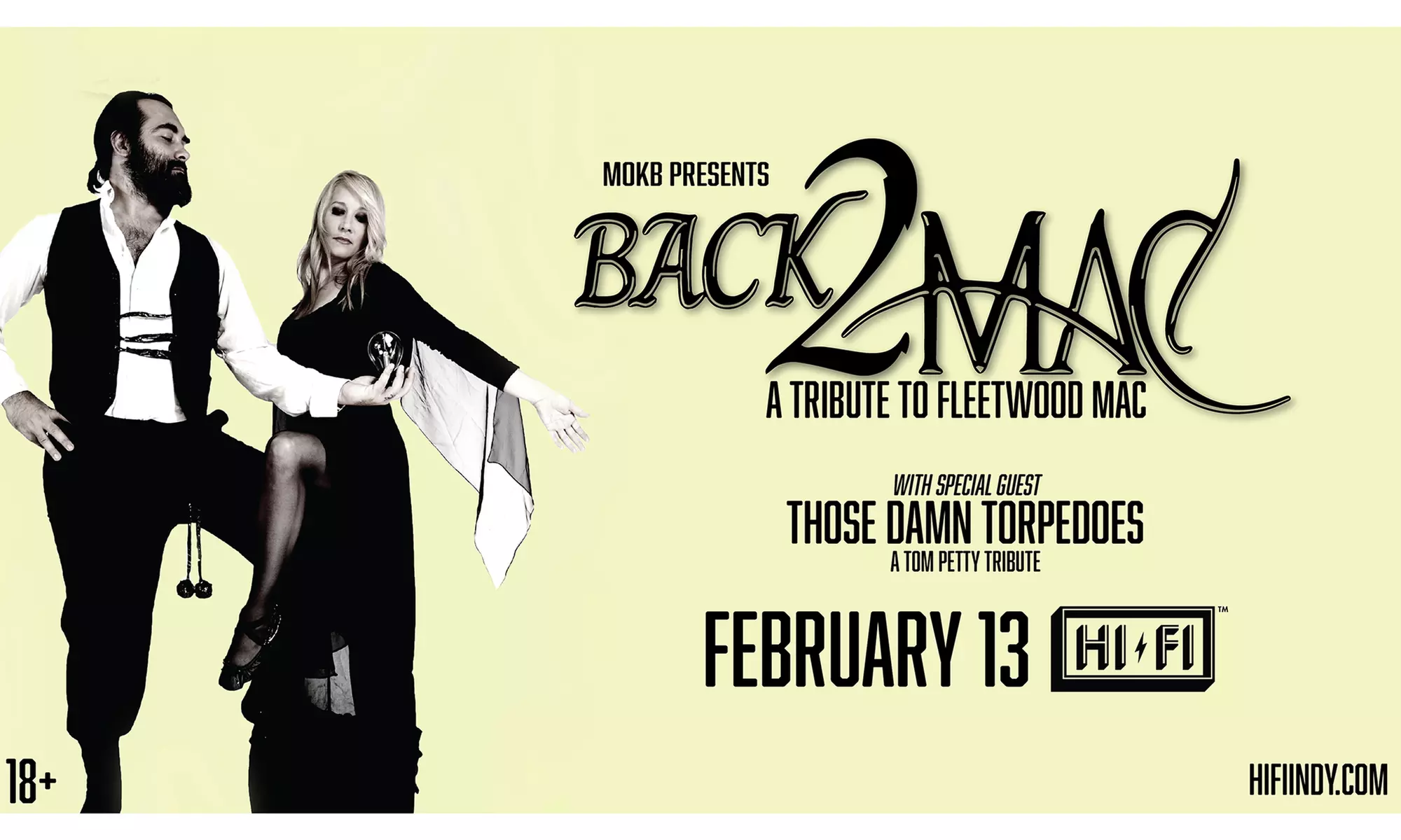 Back 2 Mac - A Tribute to Fleetwood Mac at HI-FI on February 13th - Primary Image