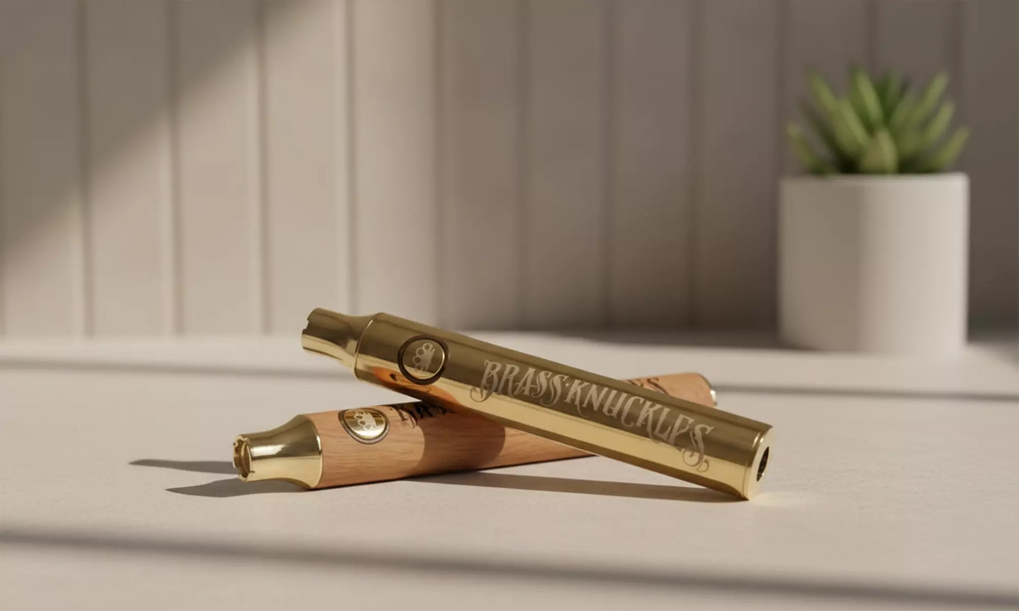 650mAh Battery Rechargeable Vape Pen Stick by Brass Knuckles W/ USB Charger