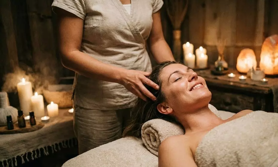 1 o 3 sesiones de masaje craneosacral o reflexología podal de 1 h