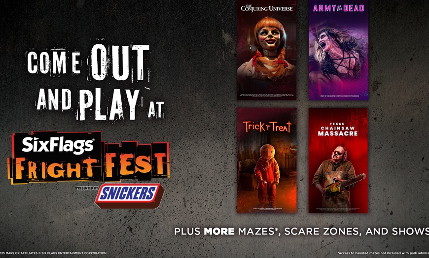Image 1: EXCLUSIVE: Six Flags Great Adventure - Up to 41% Off
