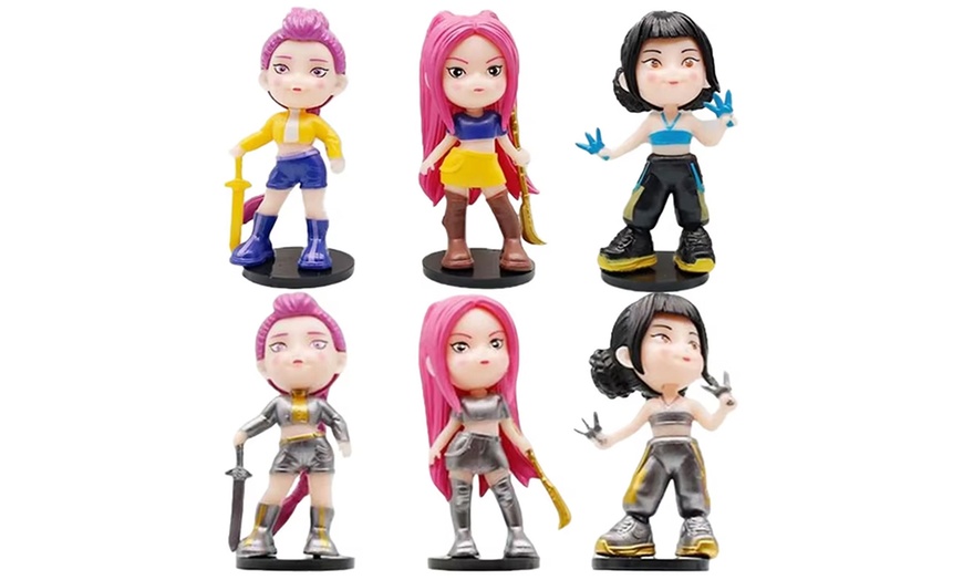 Image 2: K-Pop Inspired Demon Hunter Collectible Figures