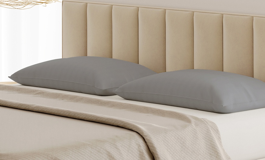 Image 12: Coppia Federe 100% puro Cotone Alta qualità Made in Italy