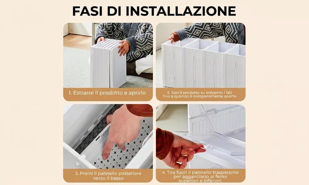 Organisateur à chaussures empilable avec 6 compartiments