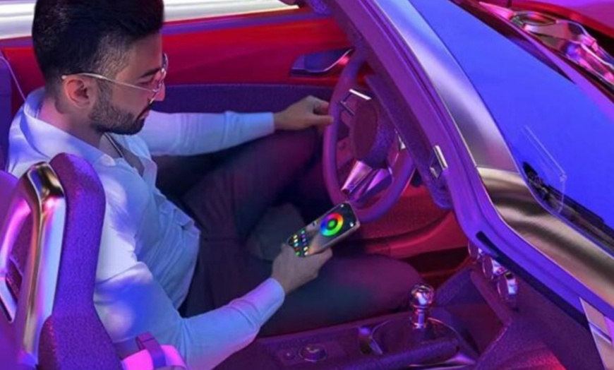 Image 1: Four Pieces of Car Decorative Lights 