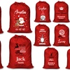 Image 1: Make Christmas magical with a Custom Red Santa Sack