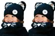 1 ou 2 ensembles bonnet et écharpe pour enfant ; plusieurs modèles disponibles - Second Medium