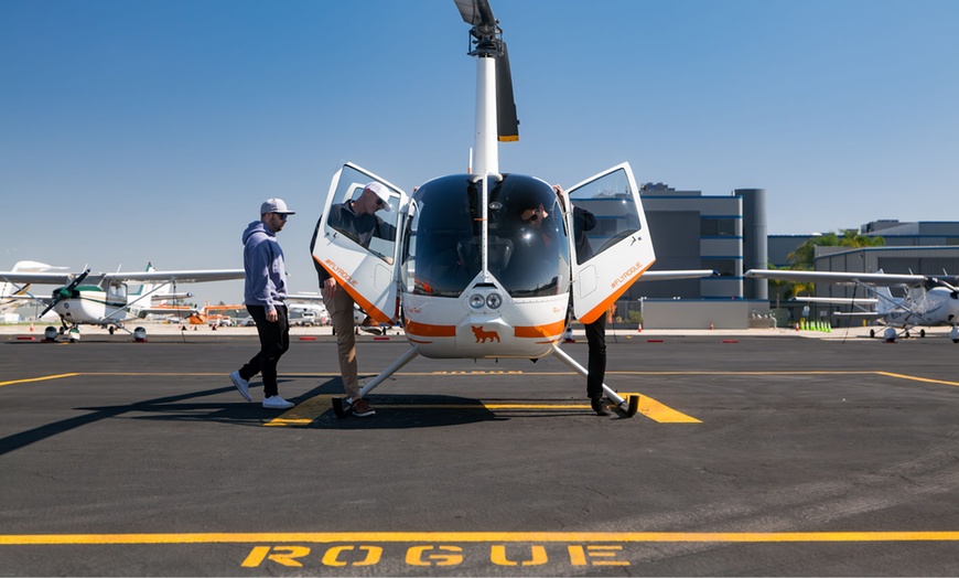 Image 5: Pilot Experience in an R22 or R44 Helicopter