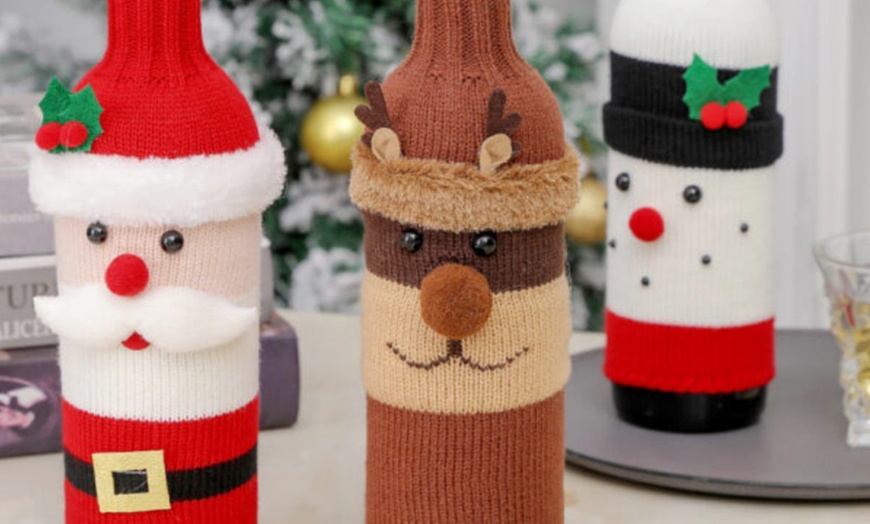 Image 9:  Knitted Wine Bottle Covers