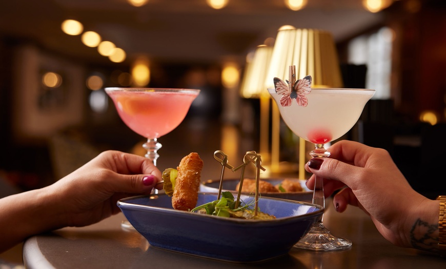 Image 2: 3 Small Plates and 2 Cocktails Offered for Two or Four People