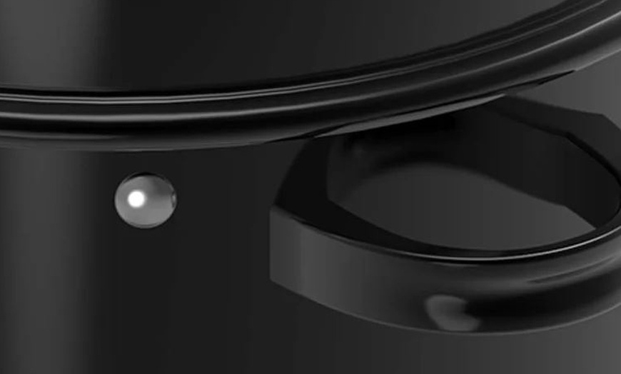 Image 6: Portable Cylindrical Double-Layer Charcoal BBQ Grill